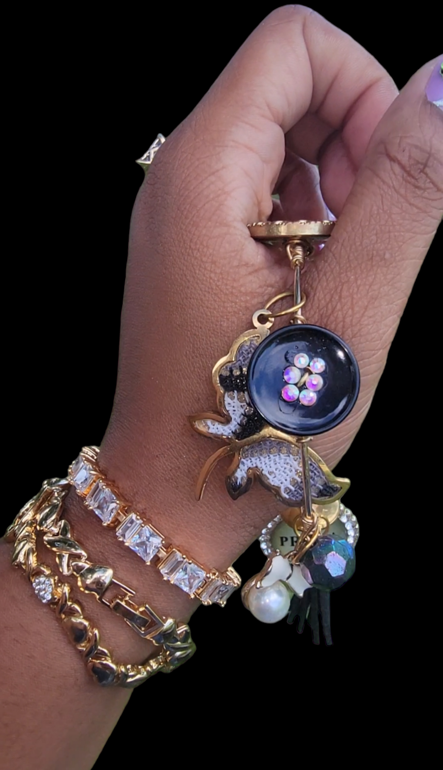 Charm bangle "1"